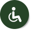 Access for people with disabilities (except for the apartment)